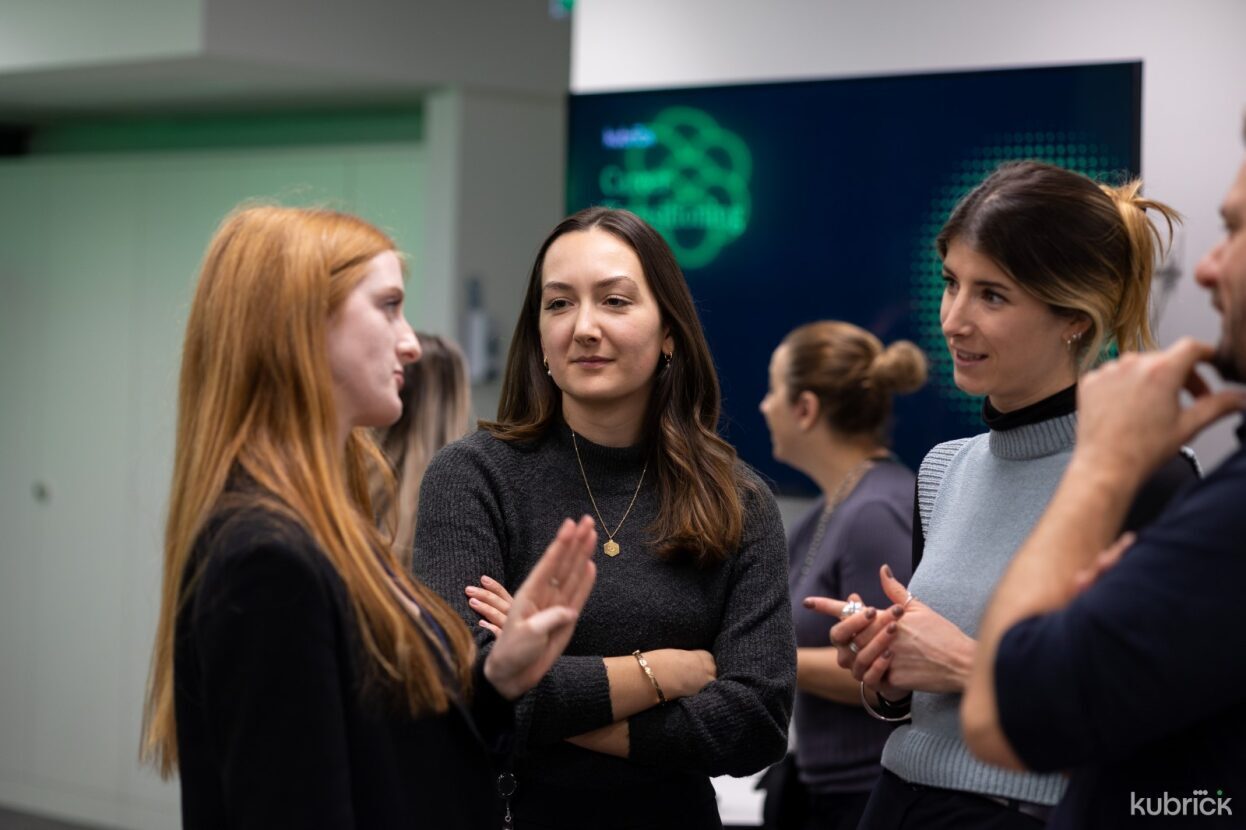 Women talking